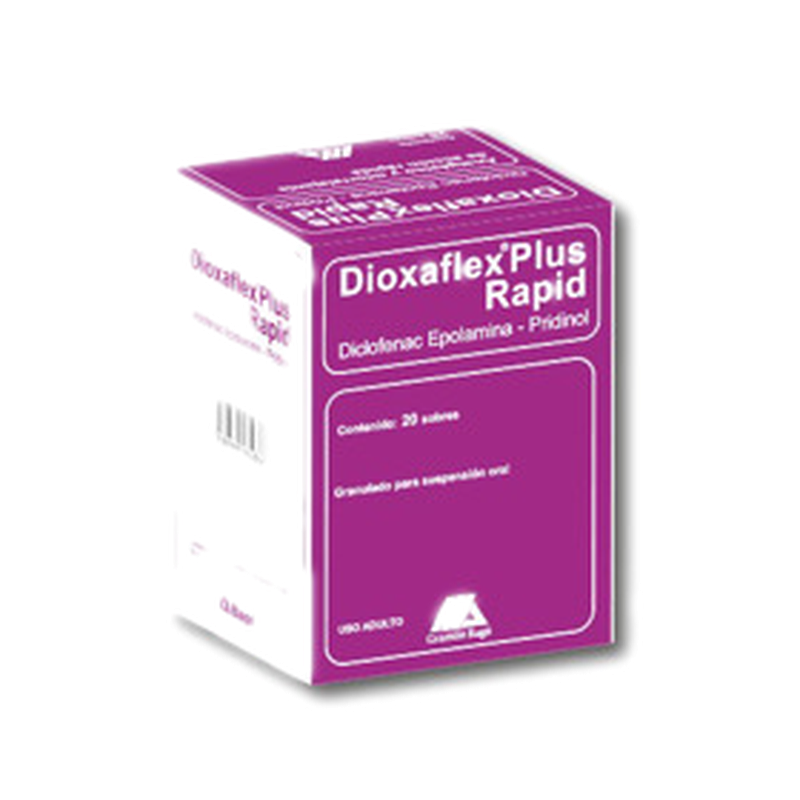 Dioxaflex Plus Rapid Sobres 65+4mg [20 Sob.]