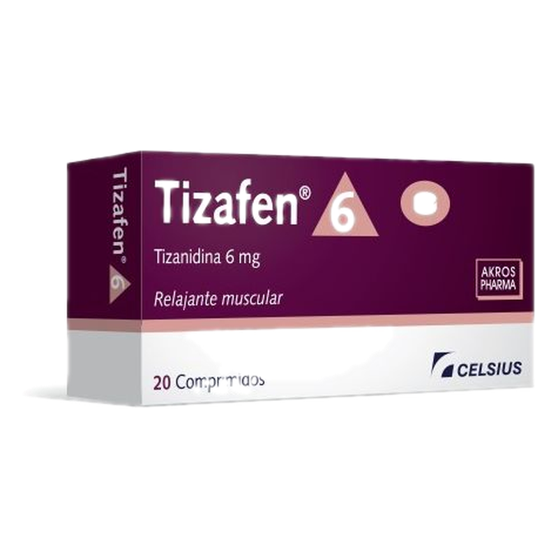 Tizafen 6 Mg X 20 Comprimidos