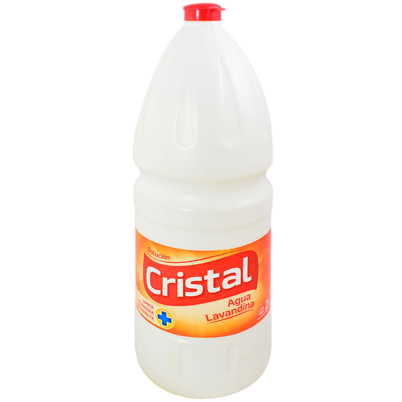 Agua Lavandina Cristal Solución 2 L