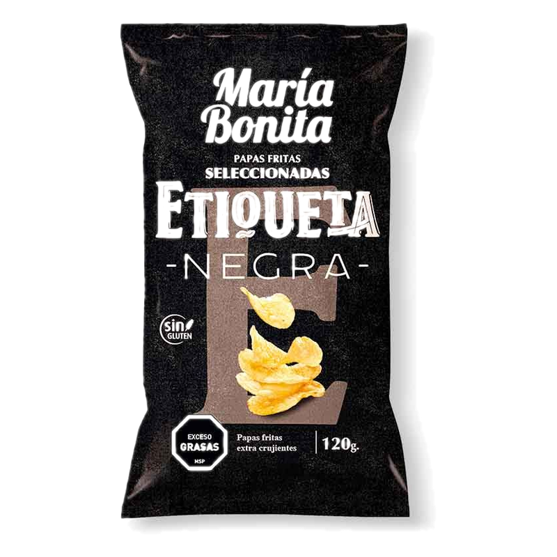 Papa María Bonita Etiqueta Negra 120 G