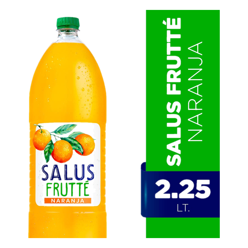 Agua Salus Frutté Sabor Naranja 2.25 L
