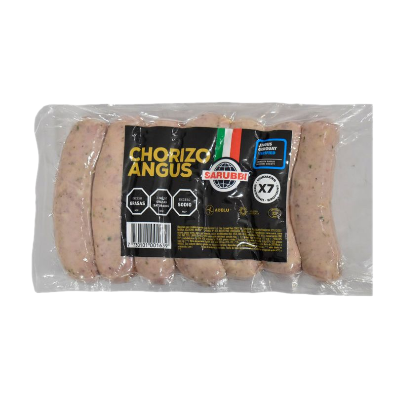 Chorizo Sarubbi Angus Al Vacio 7 Unidades