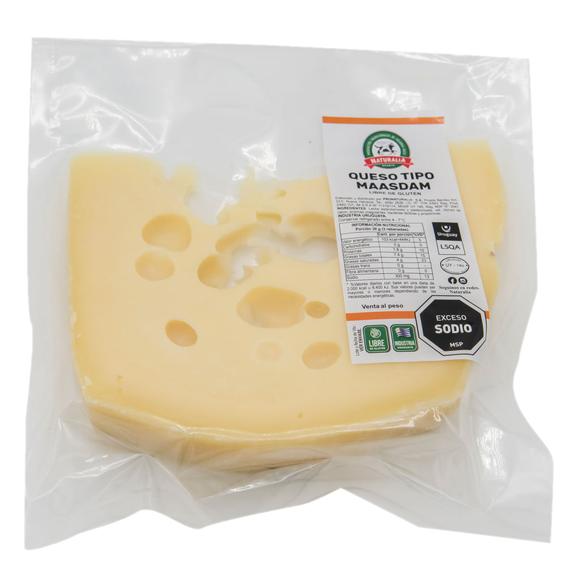 Queso Maasdam Fracción Granja Naturalia Kg