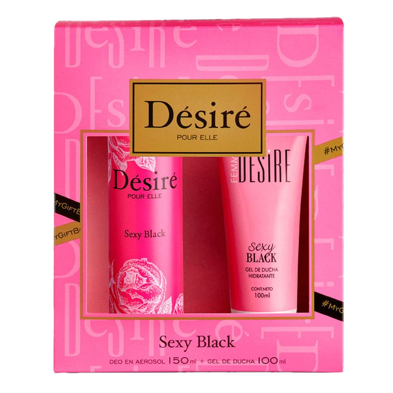Estuche Desire Femme Sexy Black Deo + Gel De Ducha