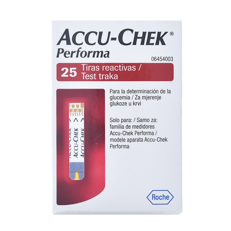 Tiras Accu-chek Performa 25 Unidades