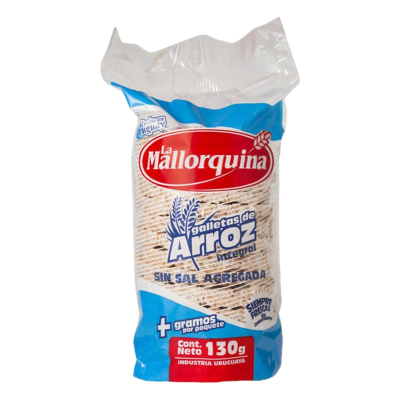 Galleta De Arroz La Mallorquina Sin Sal 130 G