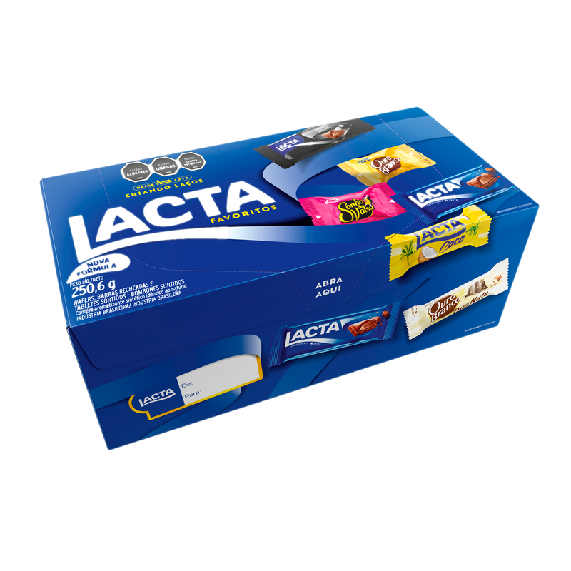 Bombonera Lacta Favoritos 250 G