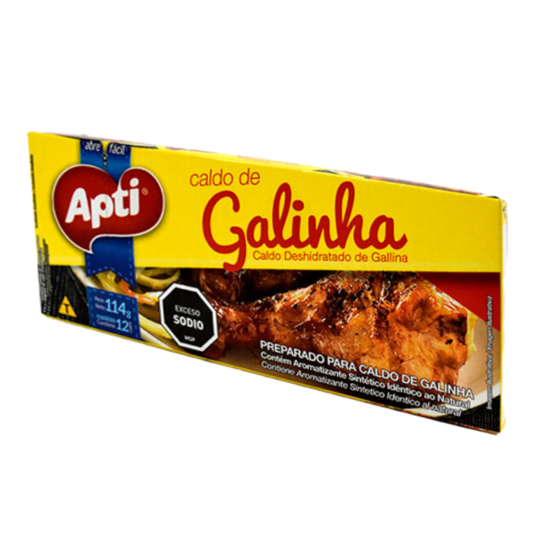 Caldo De Gallina Apti Caja 12 Unidades