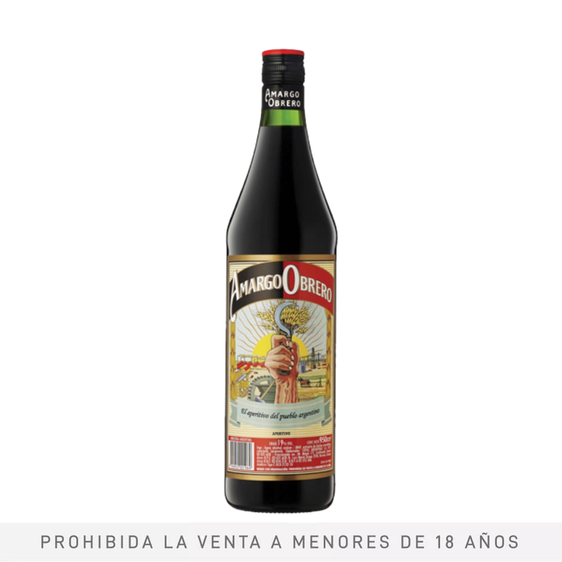 Aperitivo Amargo Obrero 950 Ml