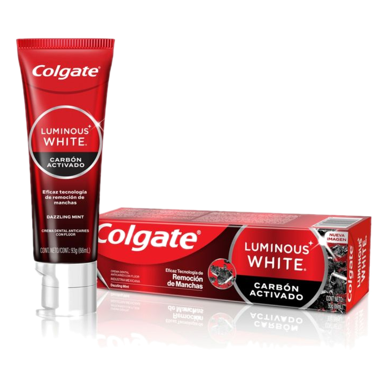 Pasta De Dientes Colgate Luminous Charcoal 90 G