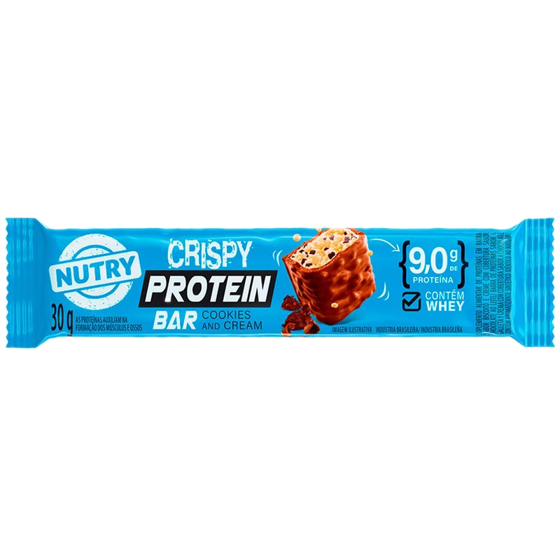 Cereal En Barra Crispy Protein Cookies Nutry 30 G