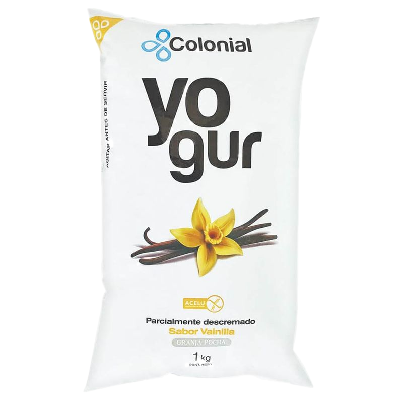 Yogur Colonial Vainilla 1 L