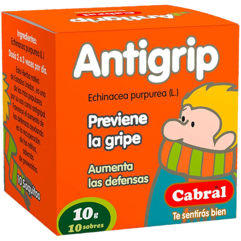 Té Cabral Antigrip 10 Unidades