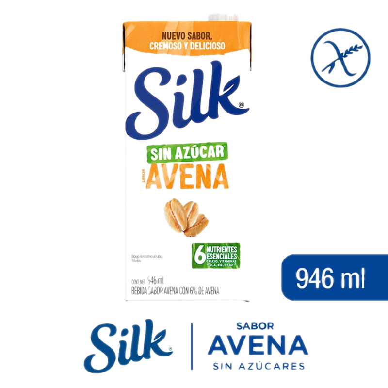 Bebida Avena Sin Azúcar Silk 946 Ml
