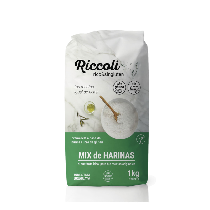 Premezcla Riccoli Sin Gluten Vegana 1 Kg