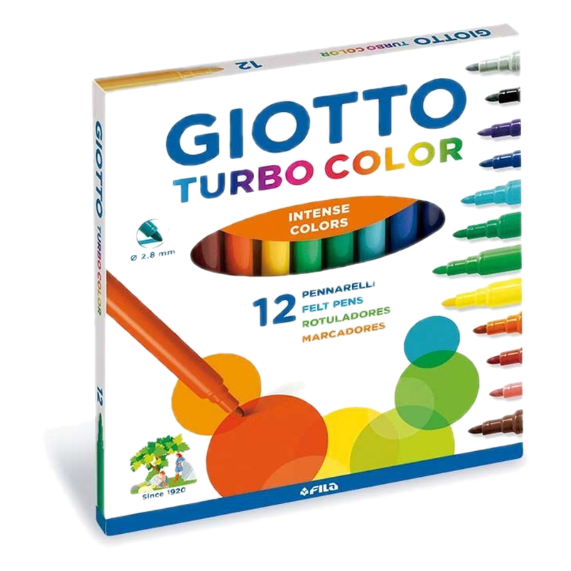 Marcador Fino Giotto 12 Unidades