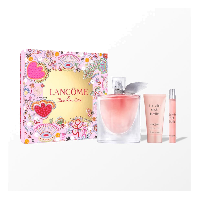Set Lancome La Vie Est Belle Edp 100 Ml + Body Lotion 50 Ml + Vaporizador De Viaje Edp 10 Ml