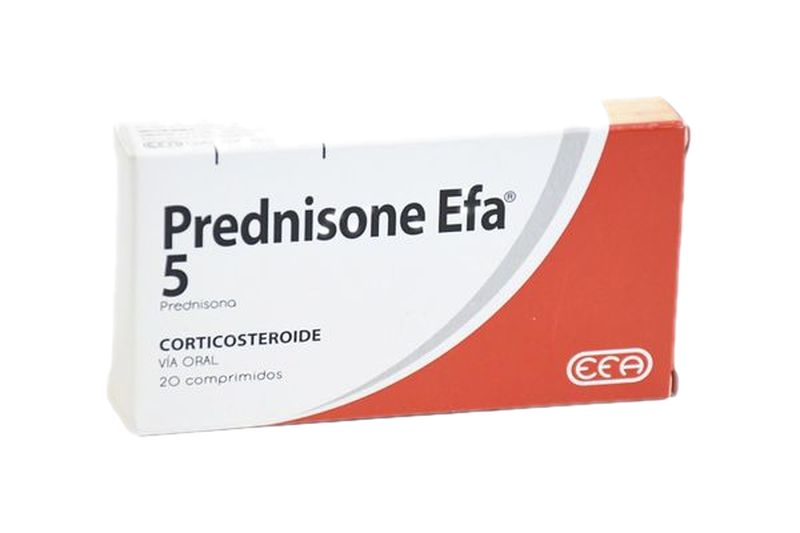 Prednisone Efa 5 Mg X 20 Tabletas