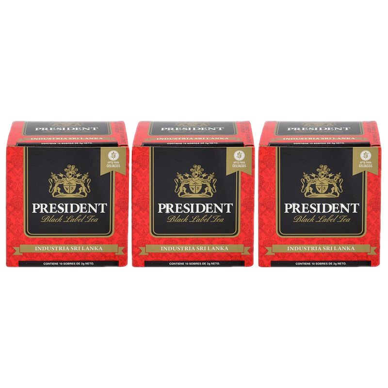 Te President 30 Sobres Pack 3x2 60 G