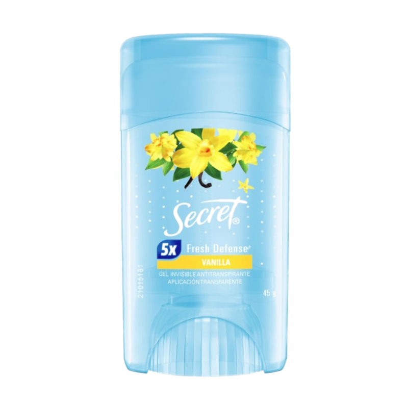 Antitranspirante Secret Clear Gel Vanilla 45 G