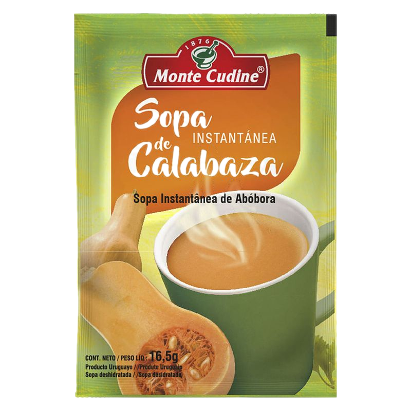 Sopa Calabaza Monte Cudine Instantánea 14,5 G