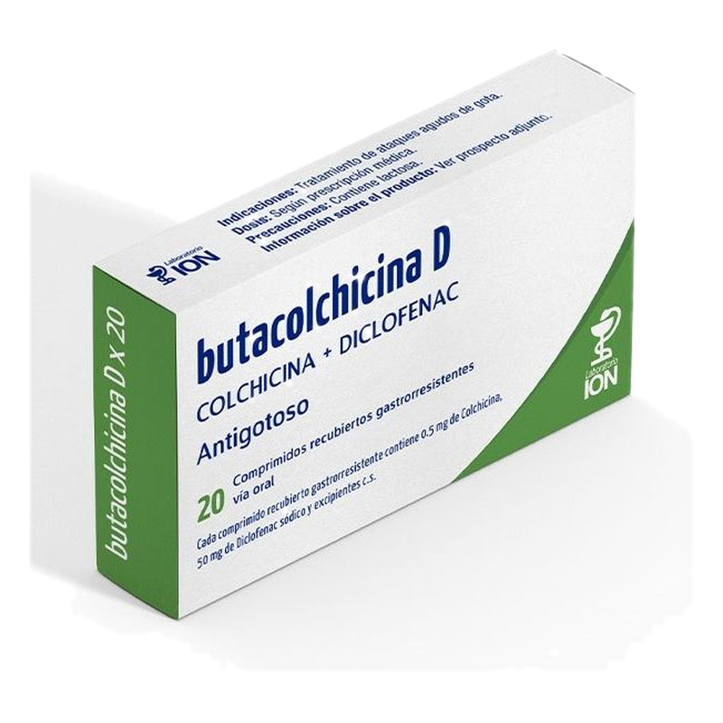 Butacolchicina D X 20 Comprimidos