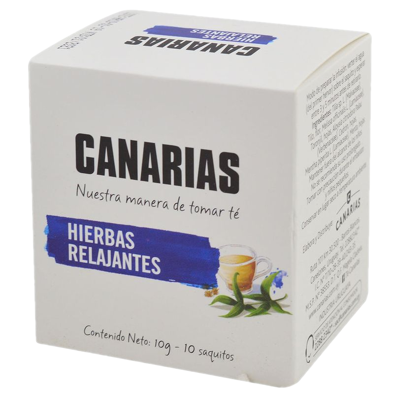 Te Canarias Hierbas Relajantes 10 Unidades