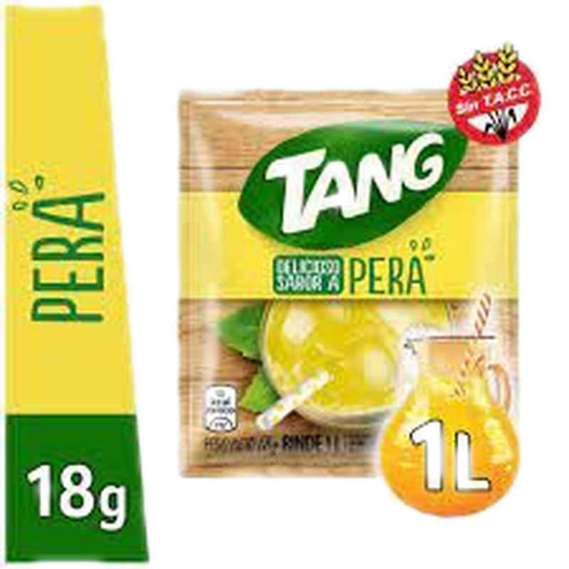 Refresco En Polvo Tang 18 G Pera