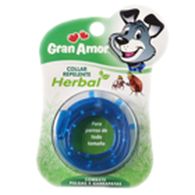 Collar Repelente Herbal Para Perros Gran Amor