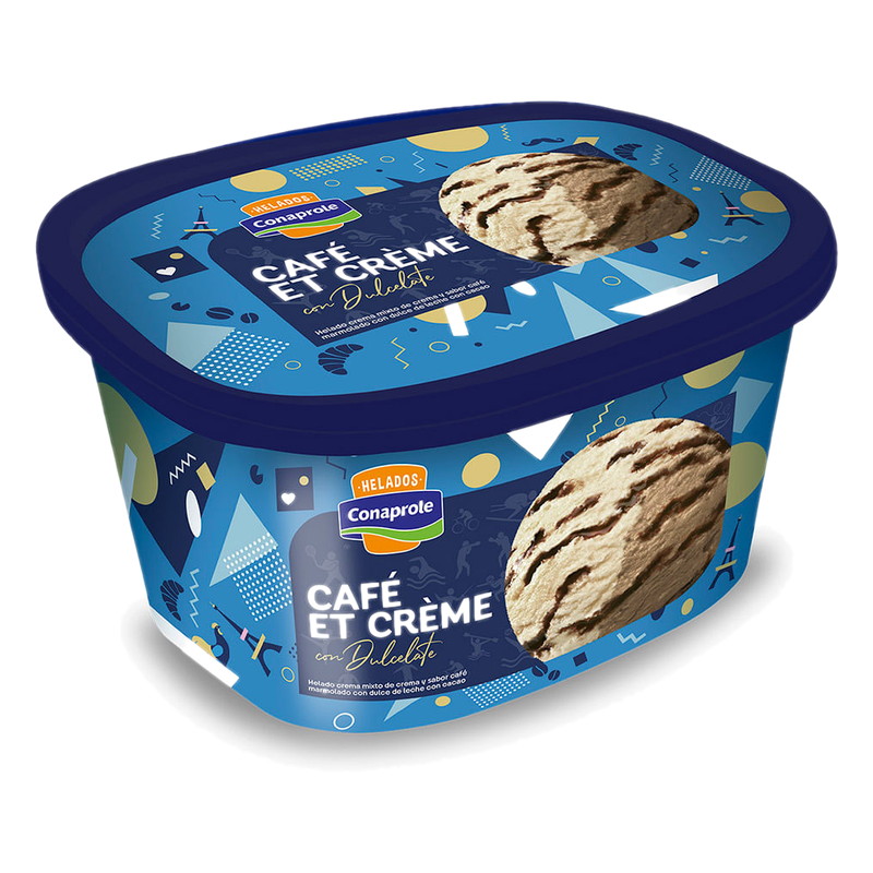 Helado Conaprole Sinfonía Café Et Crème Con Dulcelate 2 L