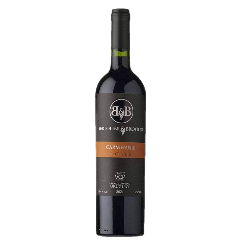 Vino Tinto Carmenere Roble Bertolini & Broglio 750 Ml