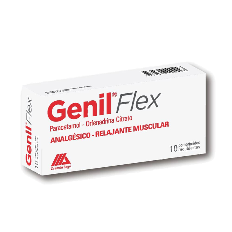 Genil Flex 10 Comprimidos Recubiertos