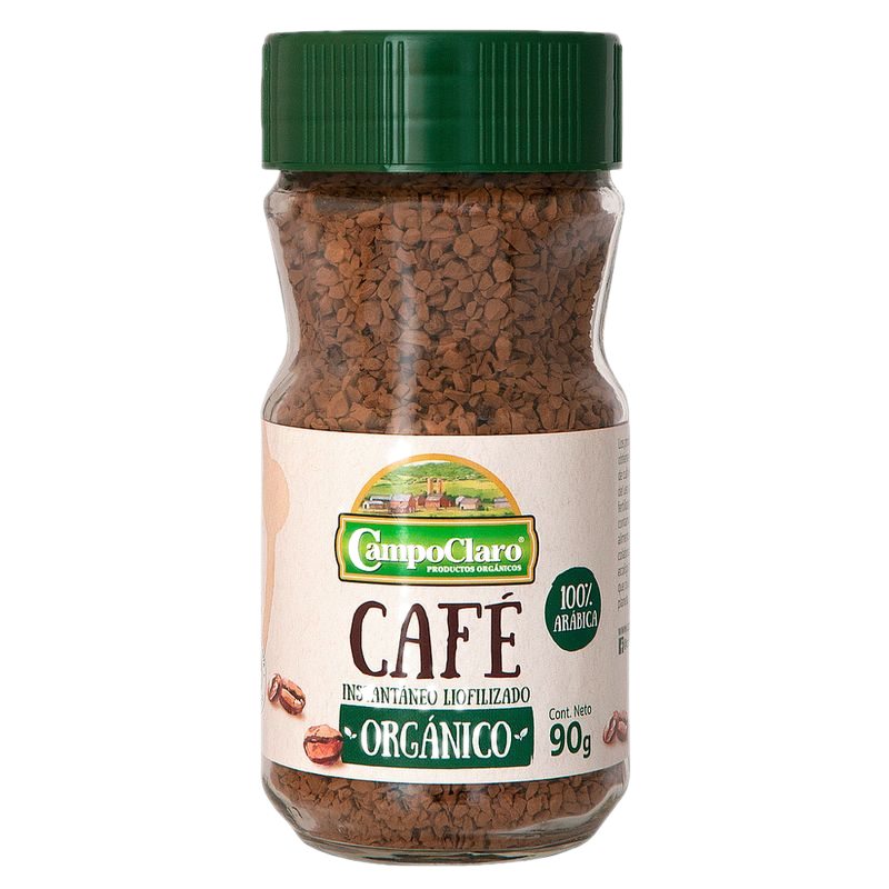 Café Instantáneo Liofilizado Orgánico Campoclaro 90 G
