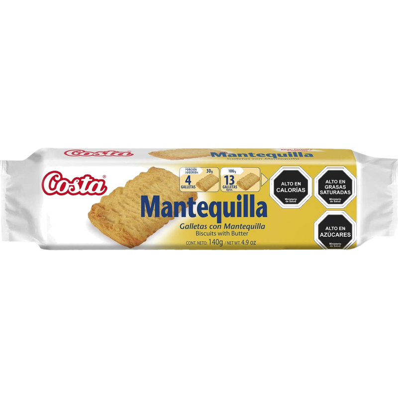 Galleta Mantequilla 140 G Costa