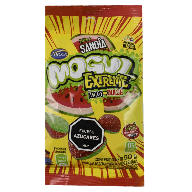 Gomas Mogul Arcor Sandia Extrem 50 G