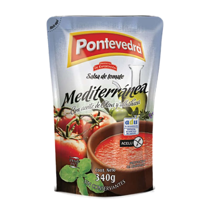 Salsa Mediterránea Pontevedra 340 G