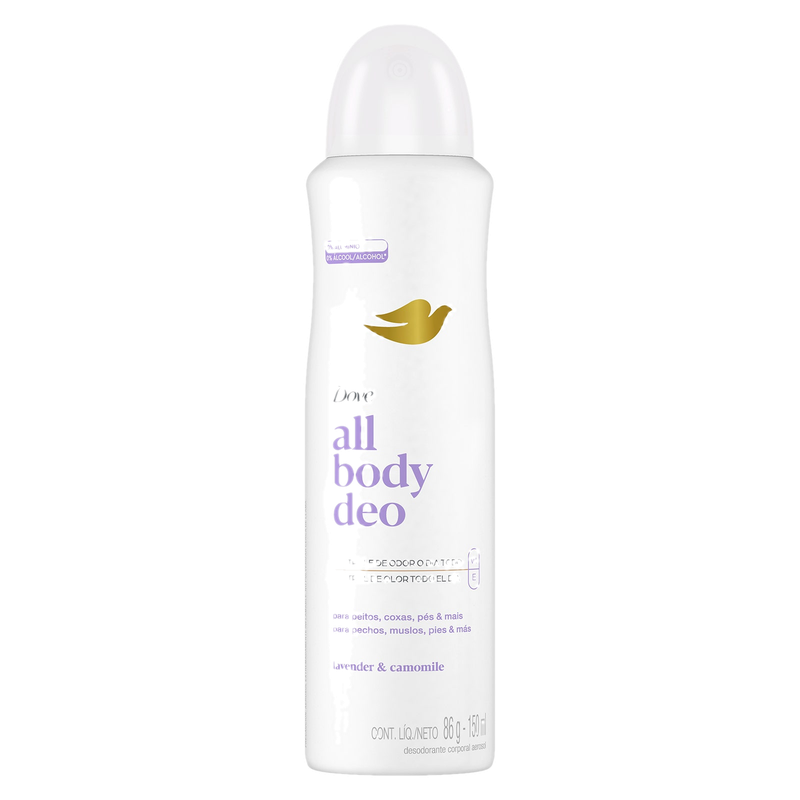 Dove Desodorante Aerosol All Body Lavender 150 Ml
