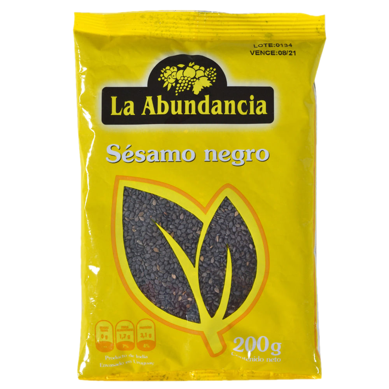 Sésamo Negro La Abundancia 200 G