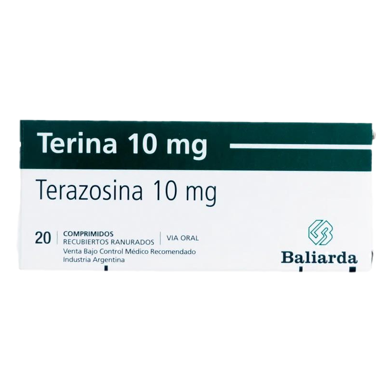Terina 10 Mg X 20 Comprimidos