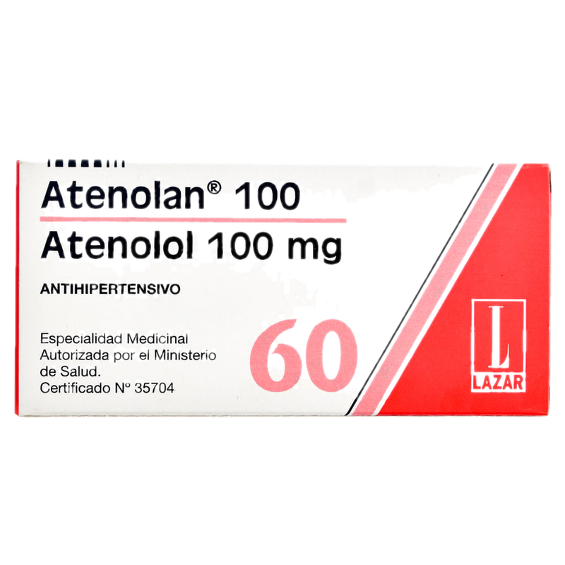 Atenolan 100 Mg 60 Comprimidos