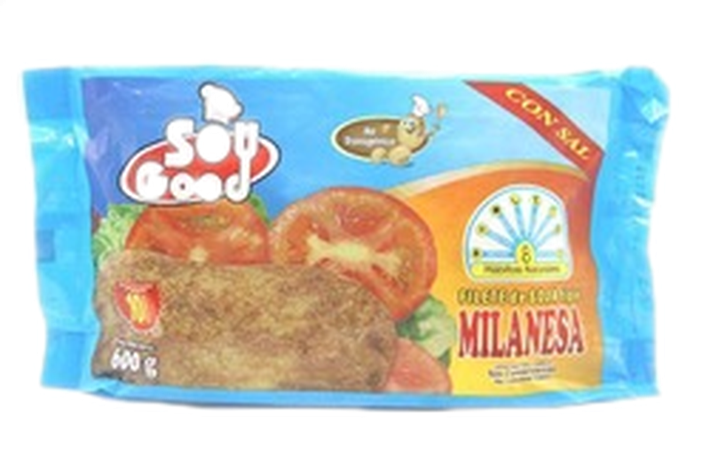 Milanesas De Soja C/sal 500 G.