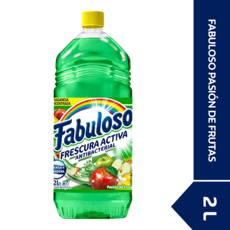 Limpiador Fabuloso Antibacterial Pasión De Frutas 2 L