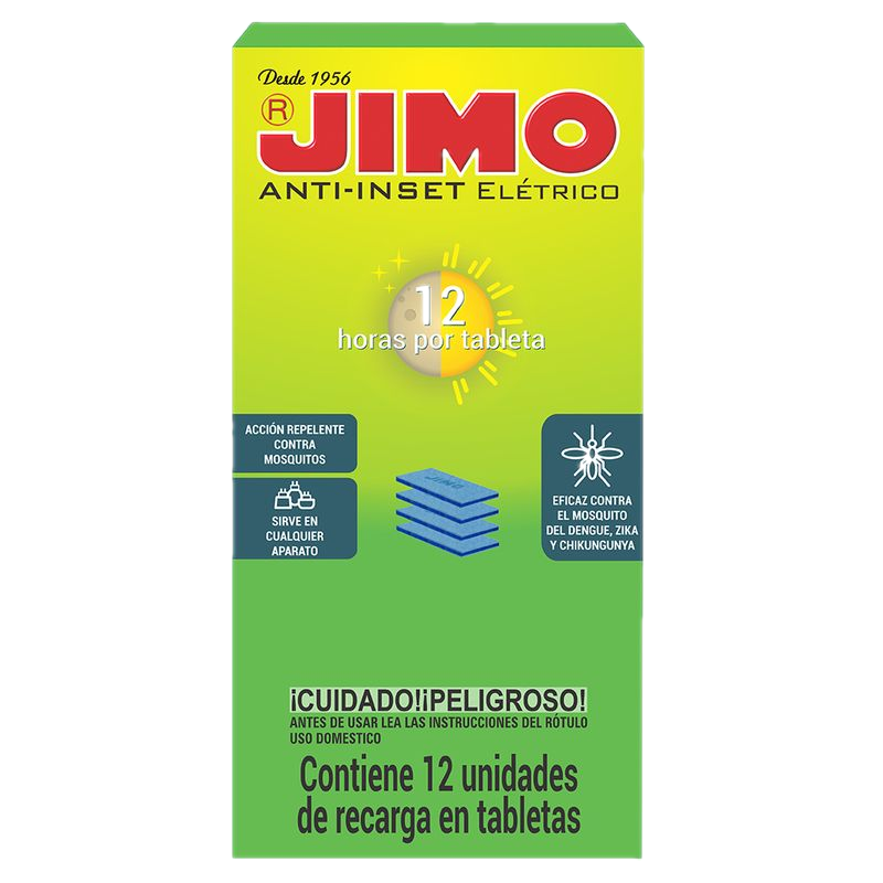 Tabletas Antimosquitos Jimo Termoevap 12 Unidades