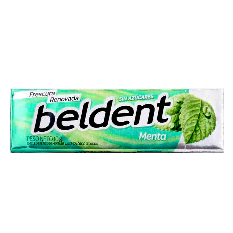 Chicle Sin Azúcar Beldent Menta 10 G