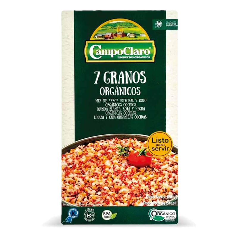 7 Granos Cocidos Campo Claro 250 G