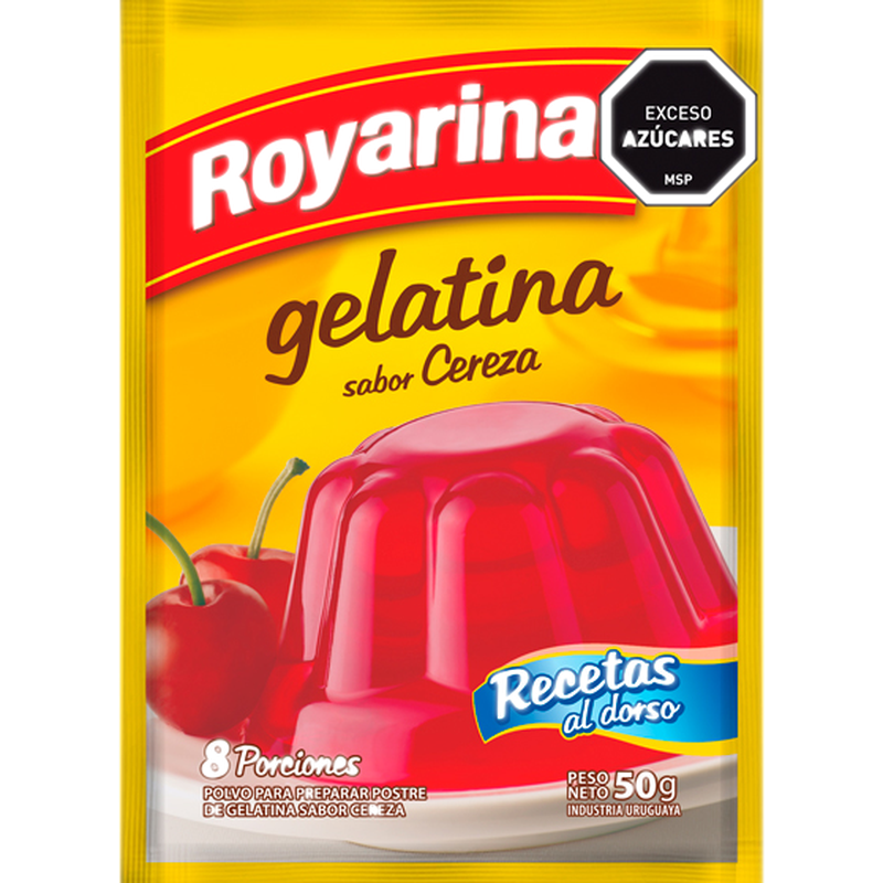 Gelatina Cereza Royarina 50 G