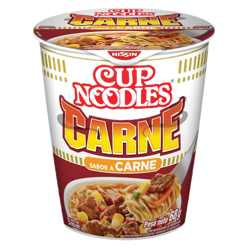 Sopa Nissin En Vaso Sabor Carne 63 G