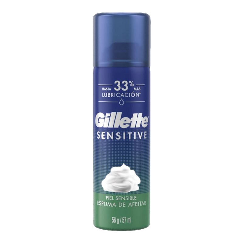 Espuma De Afeitar Gillette Foam Sensitive 56 G