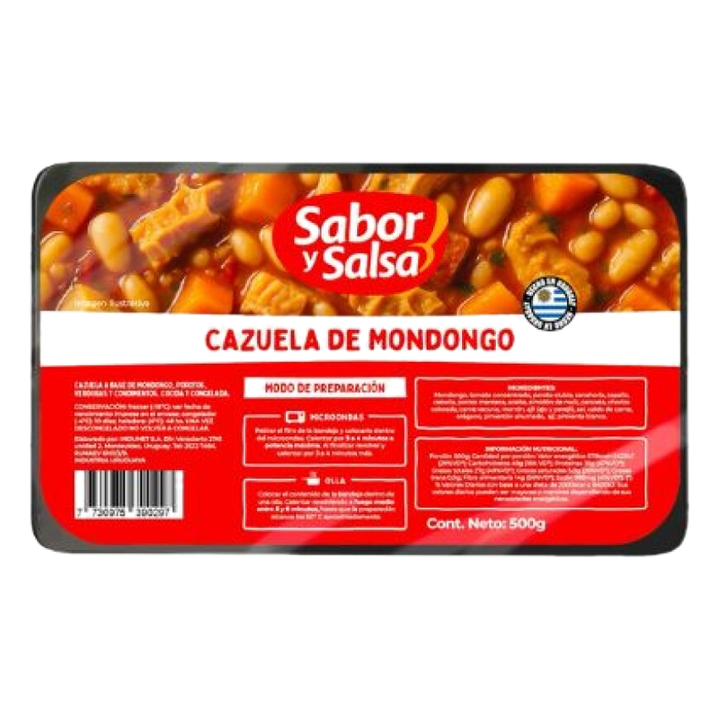 Cazuela De Mondongo Sabor Y Salsa 500 G