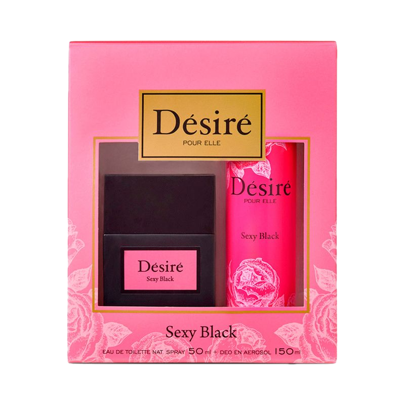 Estuche Desire Sexy Edt 50 Ml + Desodorante Aerosol 150 Ml